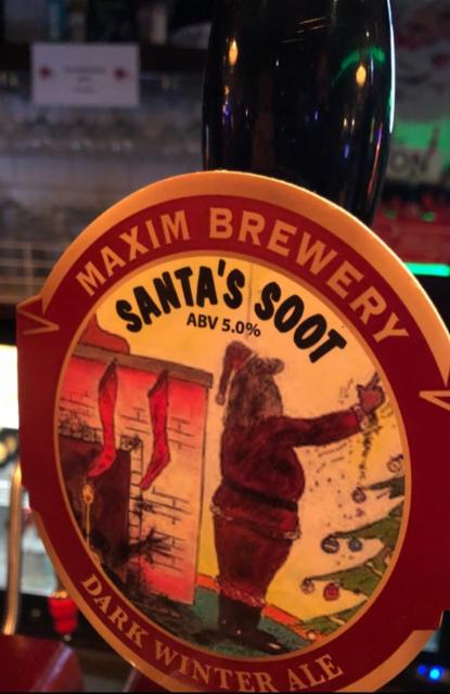 Santa's Soot 5.0%, Maxim Brewery, England