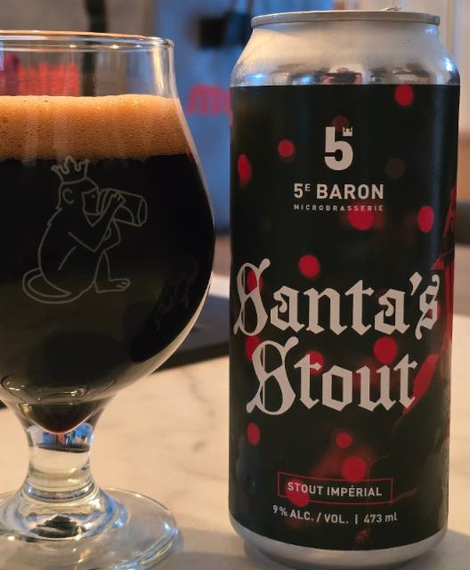 Santa's Stout 9.0%, 5e Baron, Canada