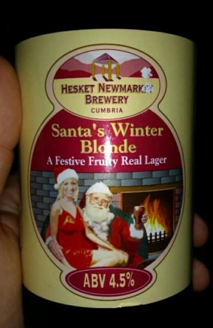 Santa's Winter Blonde 4.5%, Hesket Newmarket Brewery, England