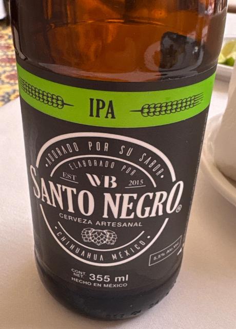 Santo Negro Ipa 5.5%, Santo Negro WB, Mexico