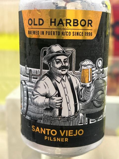 Santo Viejo Pilsner 5.5%, Miramar brewing, Puerto Rico