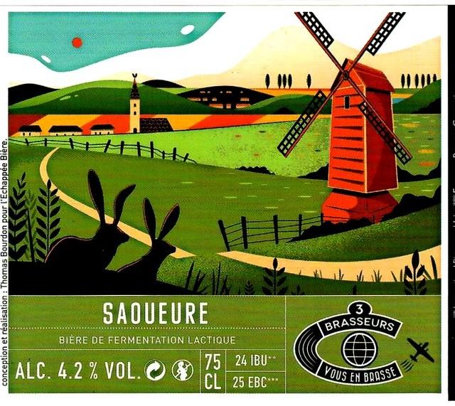 Saoueure 4.2%, Les 3 Brasseurs / The 3 Brewers Lille, France