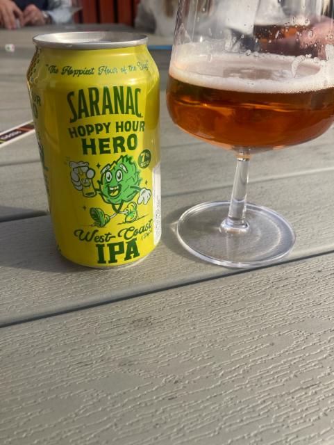 Hoppy Hour Hero IPA, Saranac Brewery