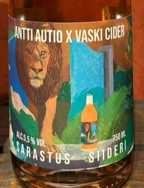 Sarastus Siideri 5.5%, Vaski Cider, Finland
