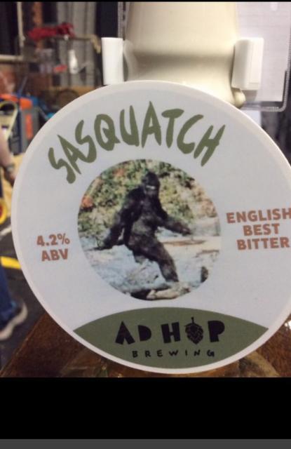 Sasquatch 4.2%, Ad Hop Brewing Ltd, England