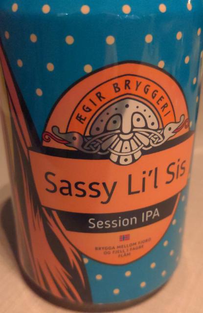 Sassy Li'l Sis 4.5%, Ægir Bryggeri, Norway