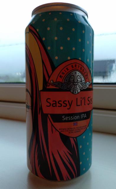 Sassy l'il Sis session IPA 4.7%, Ægir Bryggeri, Norway