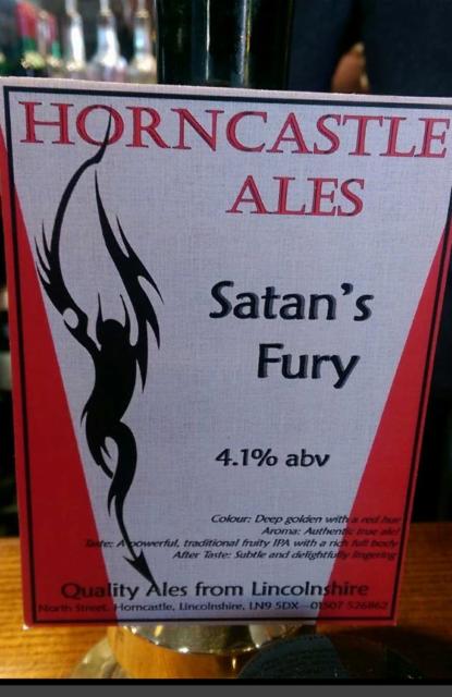 Satan's Fury 4.1%, Horncastle Ales, England