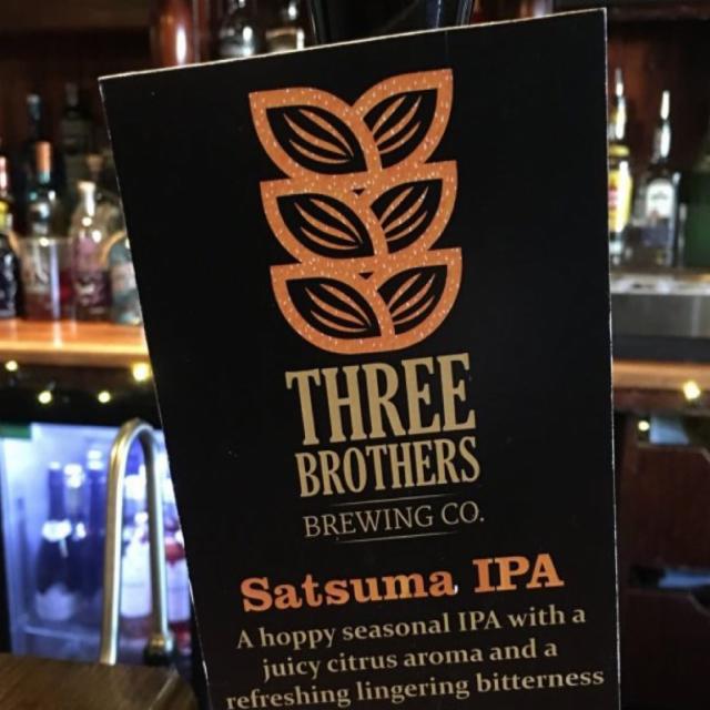 Satsuma IPA 4.8%, Three Brothers Brewing Co, England