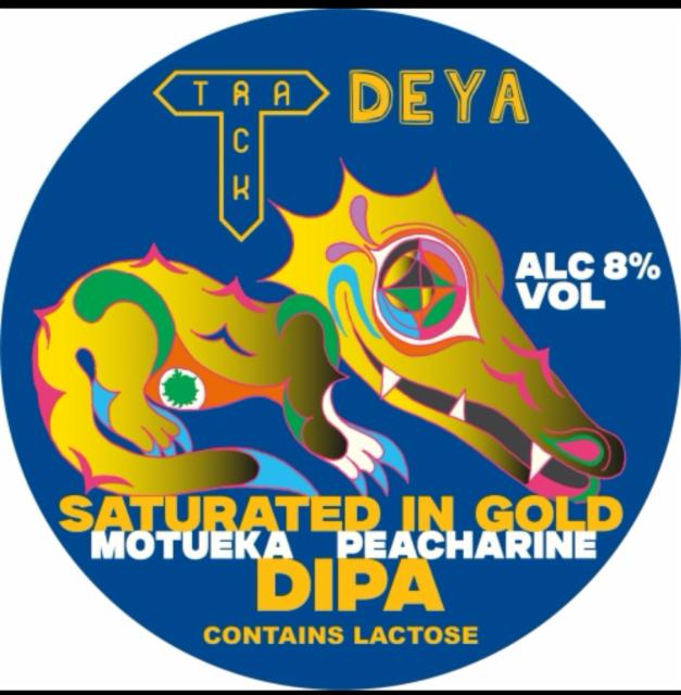 Saturated in gold - mutueka & peacharine 8.0%, DEYA Brewing Company, England