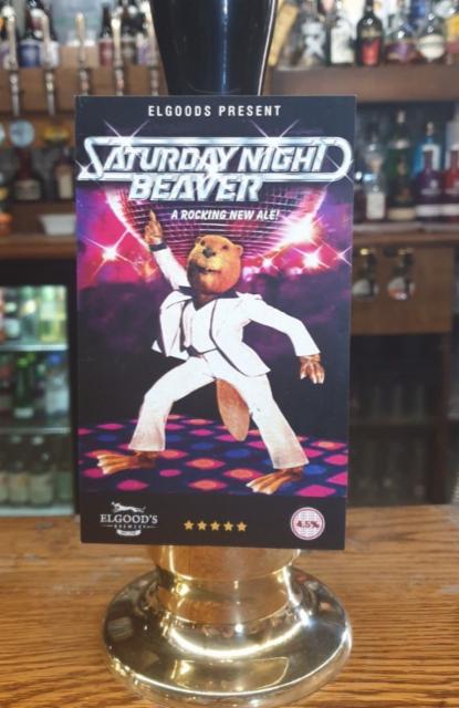 Saturday Night Beaver 4.5%, Elgood's Brewery, England