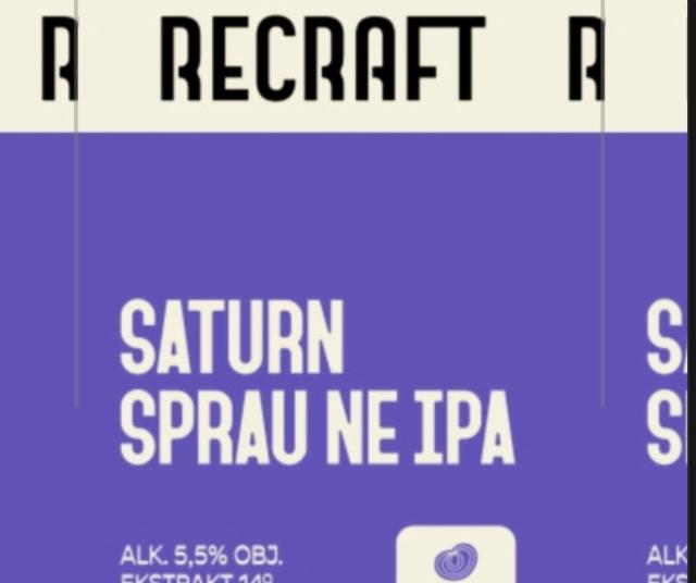 Saturn Sprau NE IPA 5.5%, Recraft, Poland