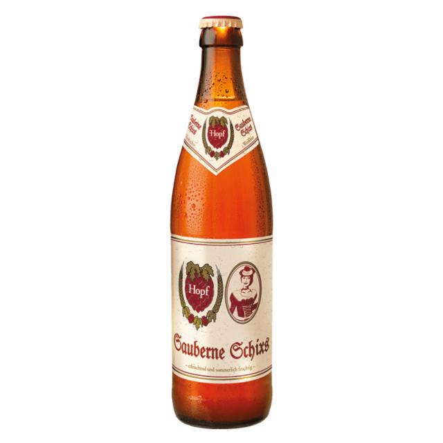 Sauberne Schixs 4.6%, Weissbierbrauerei Hopf, Germany