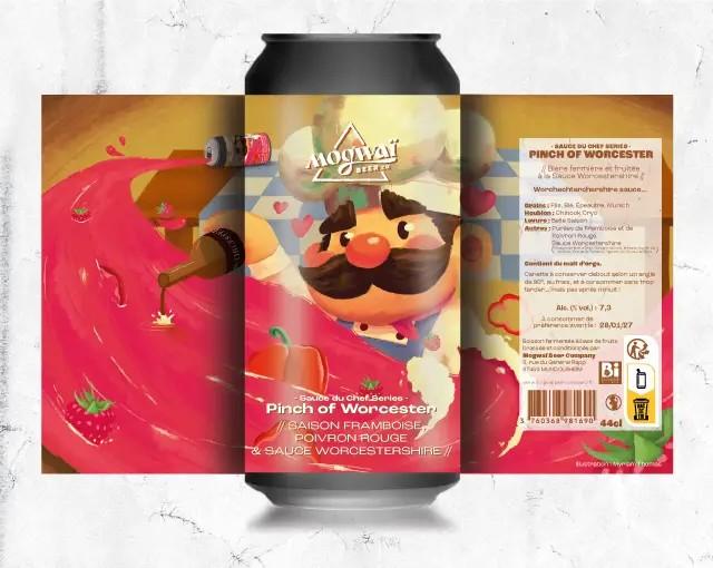 sauce du chef series - Pinch of worcester 7.3%, Mogwaï Beer Company, France