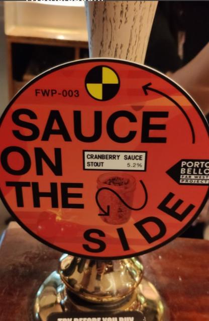 Sauce On The Side 5.2%, Portobello Brewing, England