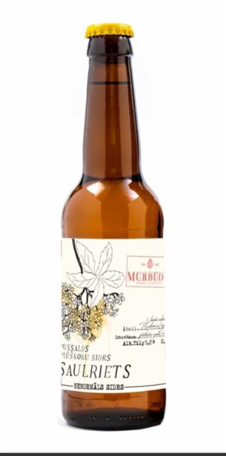 SAULRIETS 5.2%, Mūrbūdu Sidra Darītavas, Latvia