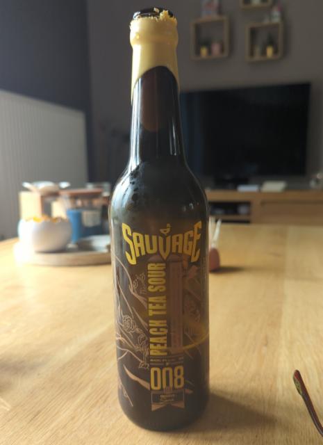 Sauvage N°008 Peach Tea Sour 8.0%, Brasserie {C}, Belgium