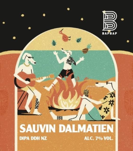 Sauvin Dalmatien 7.0%, Brasserie BAPBAP, France