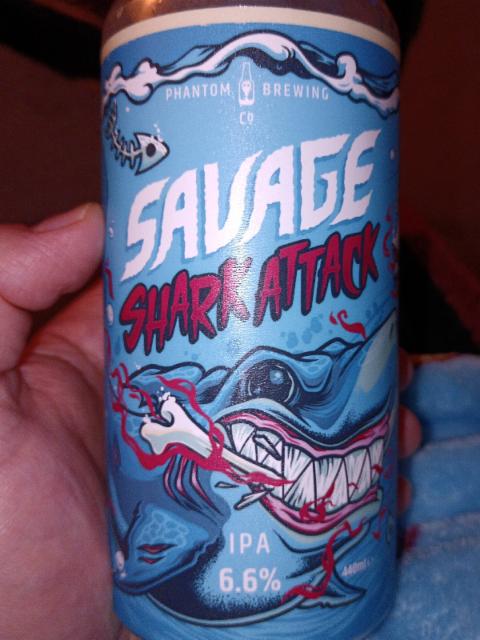 savage shark attack 6.6%, Phantom Brewing Co., England