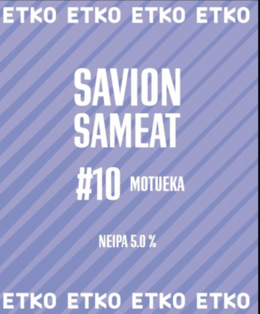 Savion Sameat #10 5.0%, Etko Brewing, Finland