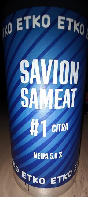 savion sameat #1 5.0%, Etko Brewing, Finland