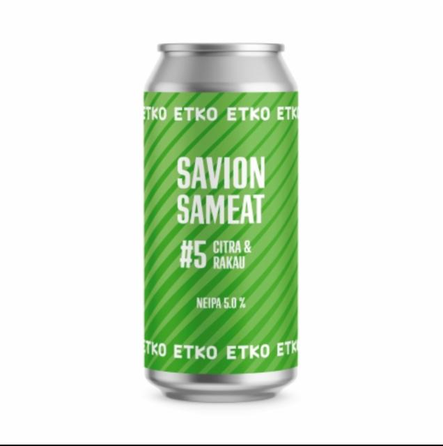 Savion Sameat #5 5.0%, Etko Brewing, Finland