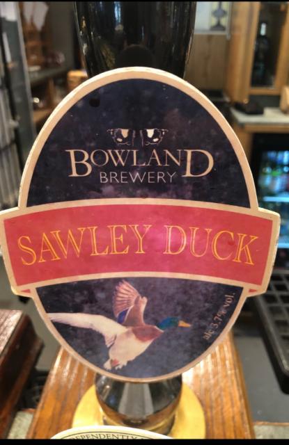 Sawley Duck 3.7%, Bowland Brewery, England