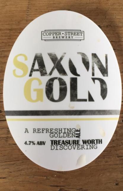 Saxon Gold 4.7%, Copper Street Brewery, England