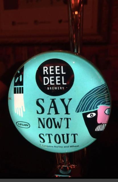 Say Nowt Stout 4.8%, Reel Deel Brewery, Ireland