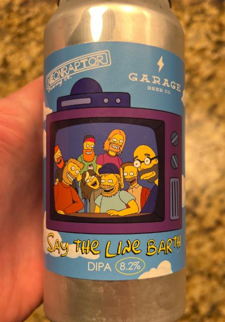 Say the Line Barth 8.2%, Neon Raptor Brewing Co., England
