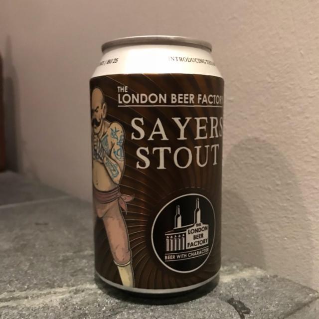 Sayers Stout 4.5%, The London Beer Factory, England