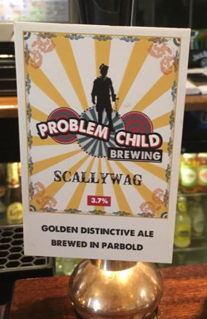 Scallywag 3.7%, Problem Child Brewing, England