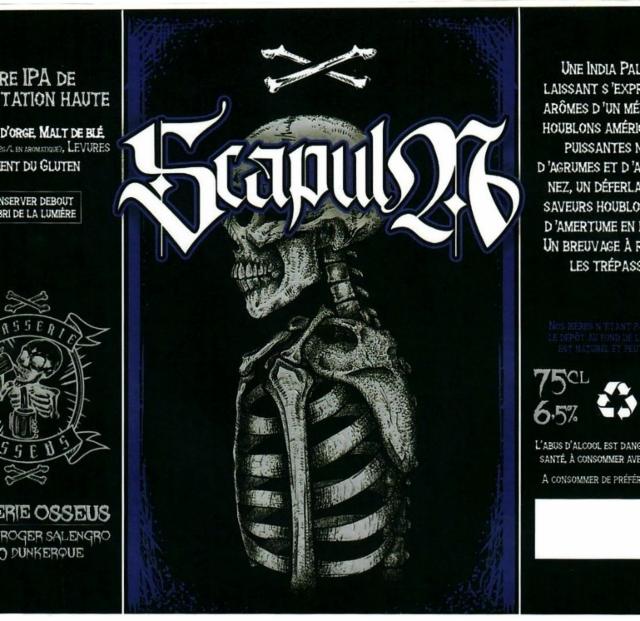 Scapula 6.5%, Brasserie Osseus [Closed], France