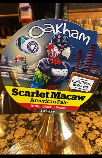 Scarlet Macaw 4.4%, Oakham Ales, England