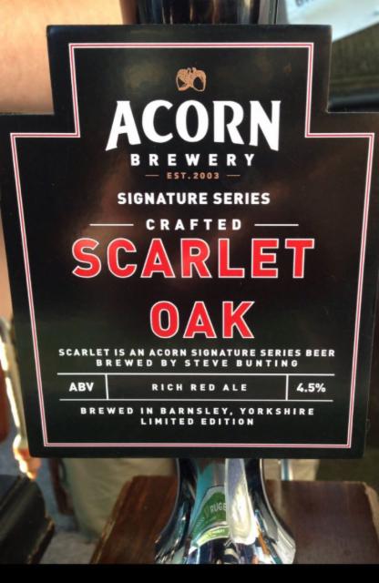 Scarlet Oak 4.5%, Acorn Brewery, England