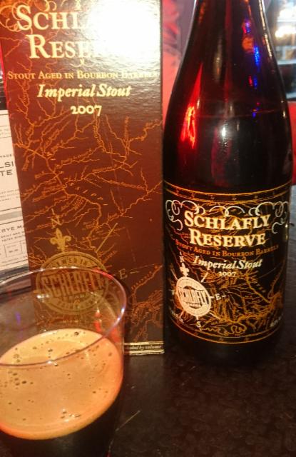 schafly reserve imperial stout 10.5%, Schlafly - The Saint Louis Brewery, United States