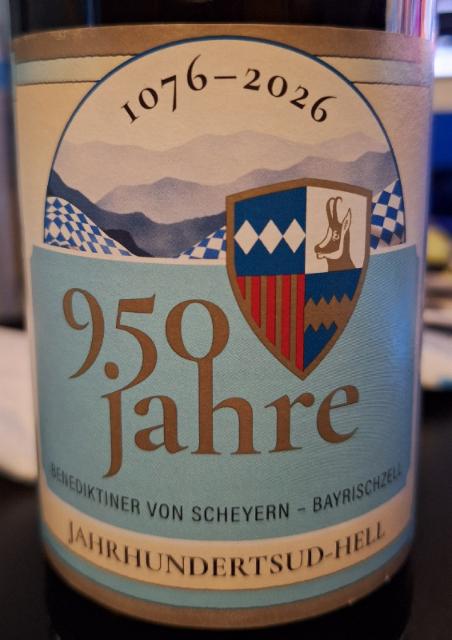 Scheyern Jahrhundertsud-Hell 5.9%, Kloster-Brauerei Scheyern, Germany