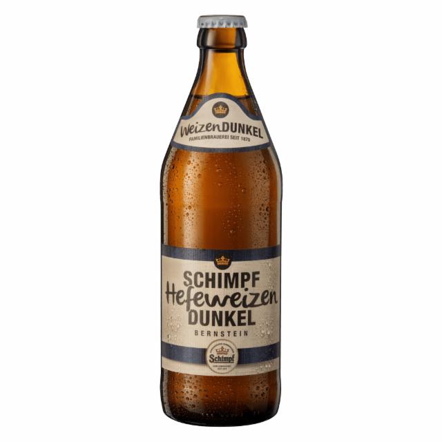 Schimpf Hefeweizen Dunkel Bernstein 5.0%, Kronenbrauerei Schimpf, Germany