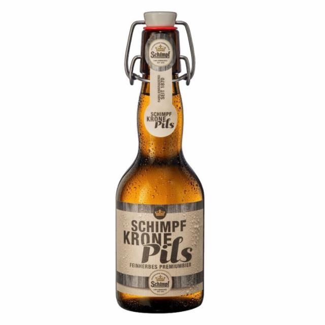 Schimpf Krone Pils 4.9%, Kronenbrauerei Schimpf, Germany