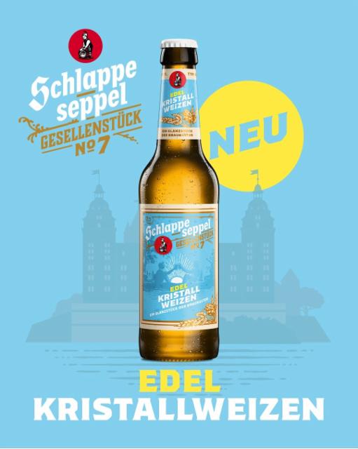 Schlappeseppel Gesellenstück №7 Edel Kristallweizen, Eder & Heylands Brauerei