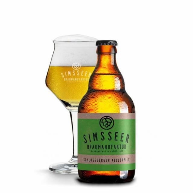 Schlossberger kellerpils 5.0%, Simsseer Braumanufaktur, Germany