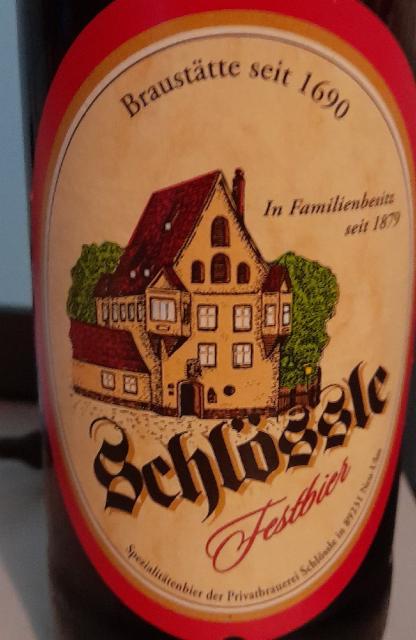 Schlössle Festbier 5.8%, Brauerei-Gaststätte Schlössle 89231 Neu-Ulm, Germany