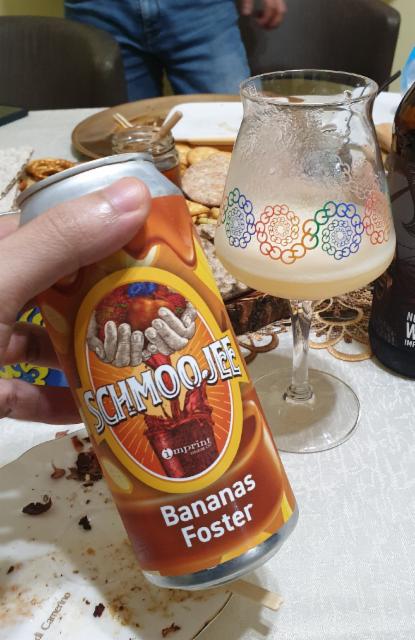 Schmoojee Bananas Foster 5.0%, Imprint Beer Co., United States