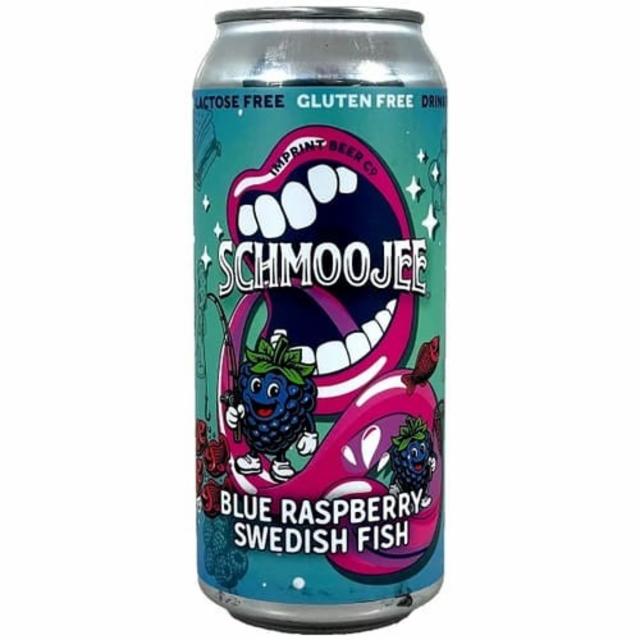 Schmoojee Blue Raspberry Swedish Fish 6.5%, Imprint Beer Co., United States