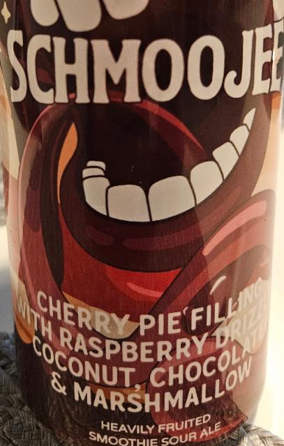 Schmoojee Cherry Pie Filling with Raspberry Drizzle, Coconut, Chocolate & Marshmallow 6.5%, Imprint Beer Co., United States