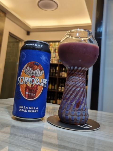 Schmoojee Nilla Nilla Quad Berry 6.0%, Imprint Beer Co., United States