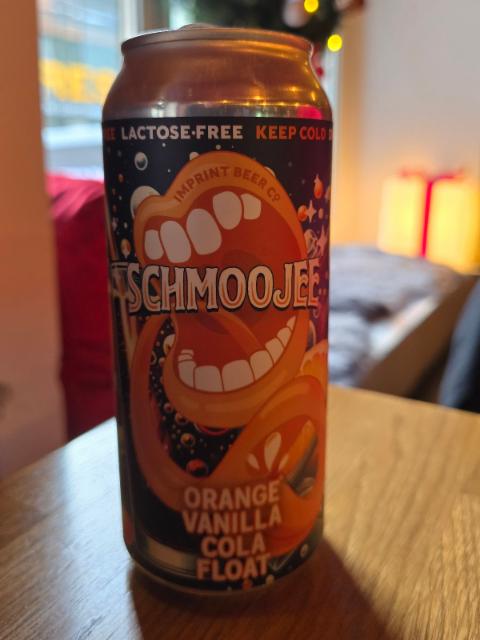 Schmoojee orange vanilija cola float, Imprint Beer Co.