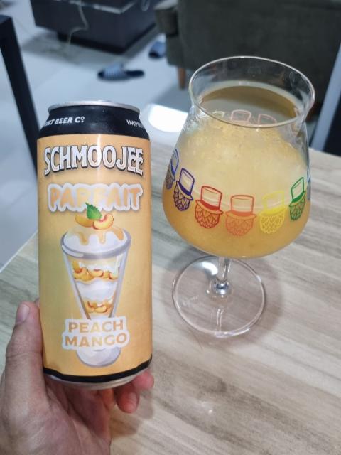 Schmoojee Parfait Peach Mango 6.0%, Imprint Beer Co., United States