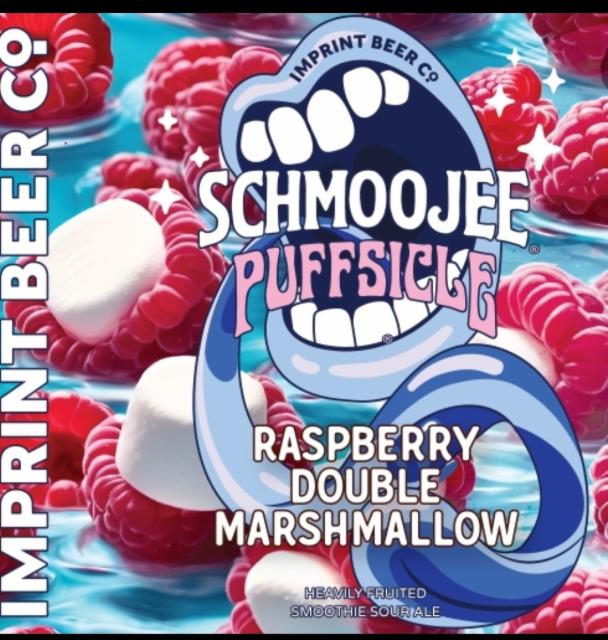 Schmoojee Puffsicle Raspberry Double Marshmallow 6.5%, Imprint Beer Co., United States