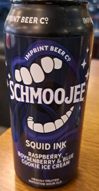 Schmoojee Squid Ink 6.5%, Imprint Beer Co., United States